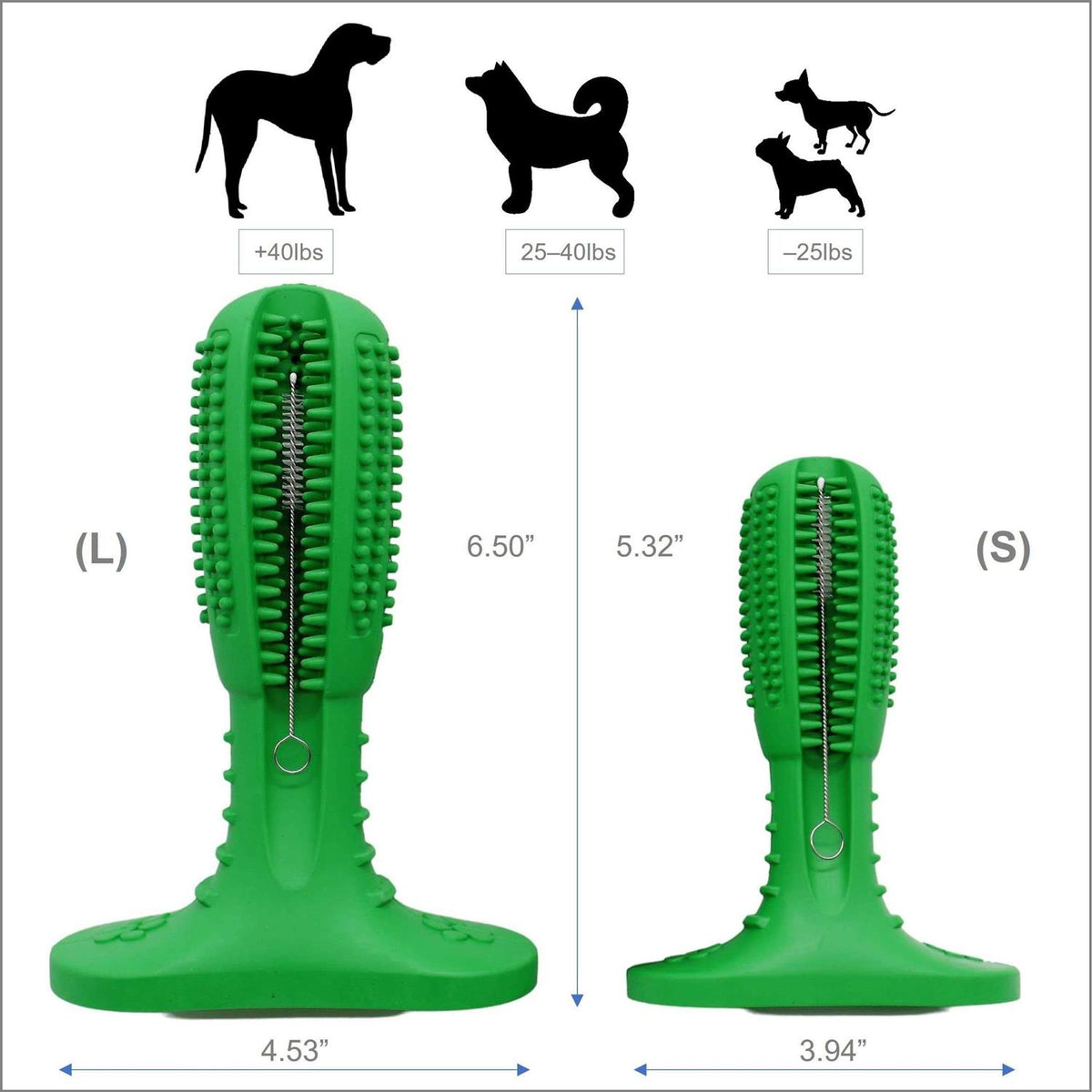 Dog Toothbrush Chew Toy Teeth Stick I13525