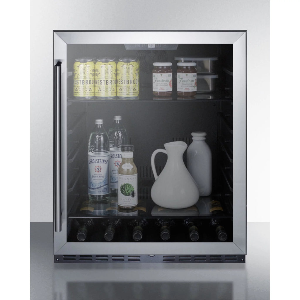 Black 24 in. Freestanding Compact Refrigerator G483