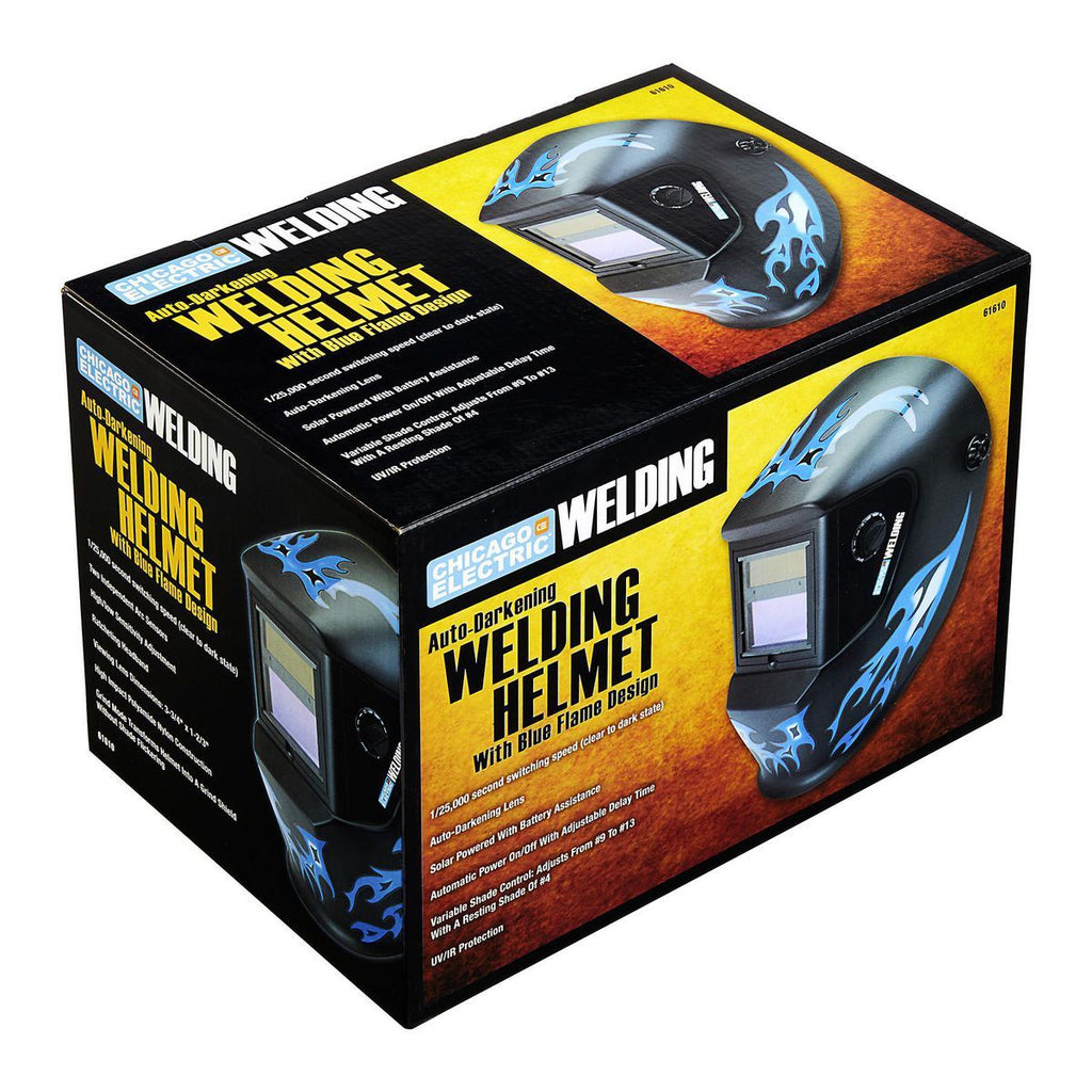 Blue Auto-Darkening Welding Helmet K60359