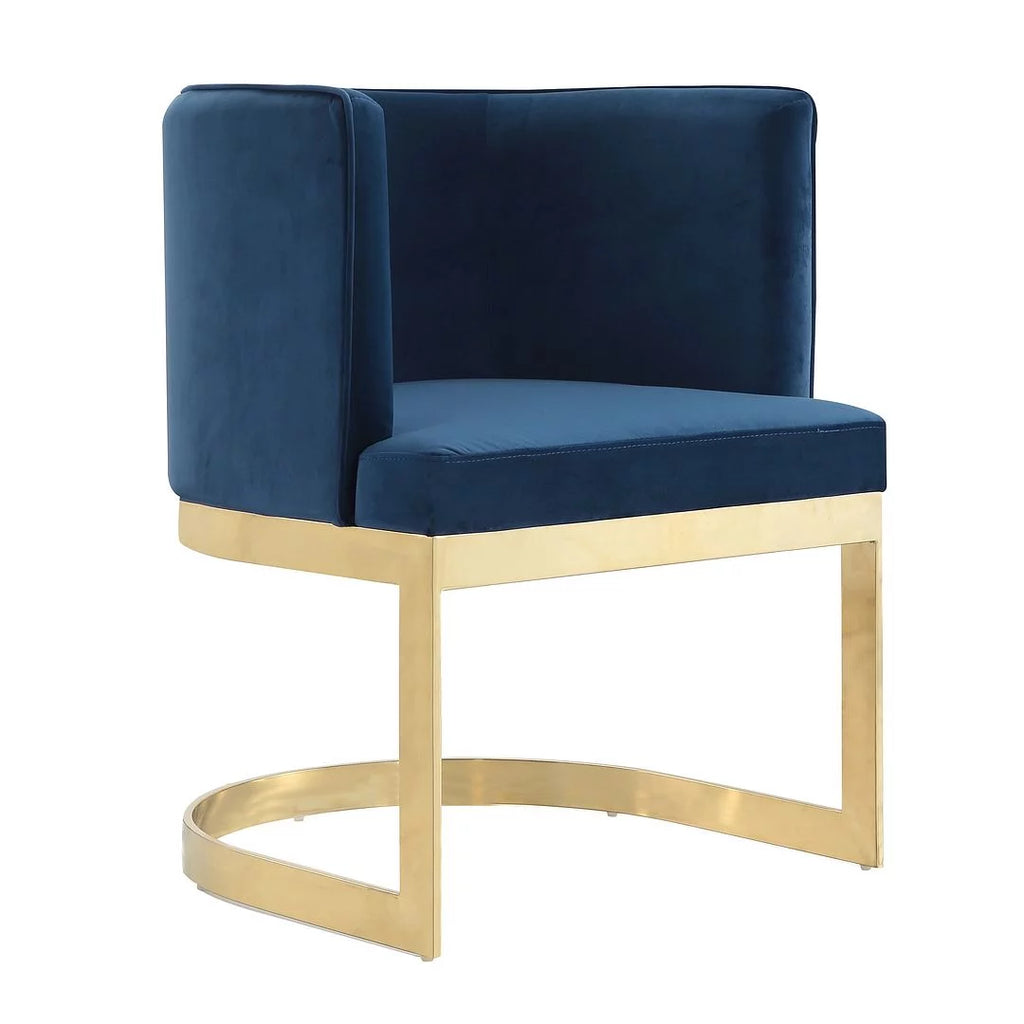 Royal Blue Velvet Dining Chair O464707
