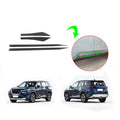 ABS Imitate Carbon Fiber 4Pcs Door Side Molding Trims A1603