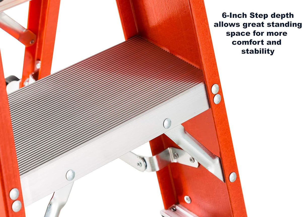 Fiberglass Step Stand, 2-Foot, Orange F475267