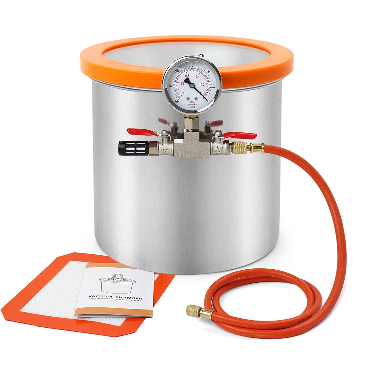 3 Gallon Stainless Steel Vacuum Chamber Kit X3917