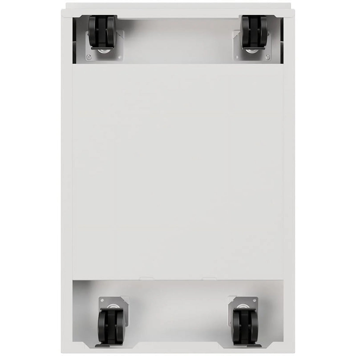 20" 3-Drawer White Metal Mobile File Cabinet X632