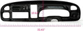 Instrument Cluster Bezel w/Vents for Dodge 98-02 Ram 1500 2500 3500 Pack of 2 F4652
