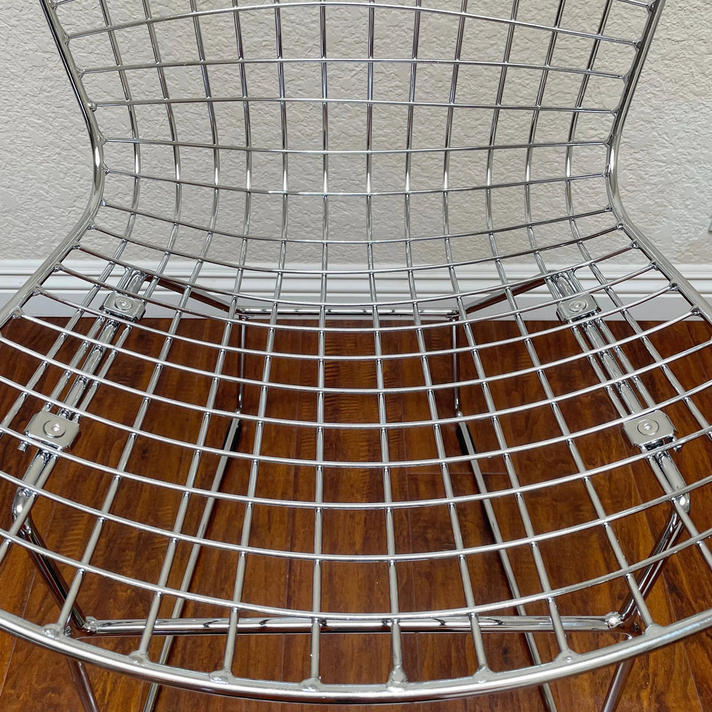 Chrome Wire Dining Side Chair Set of 2 E98718