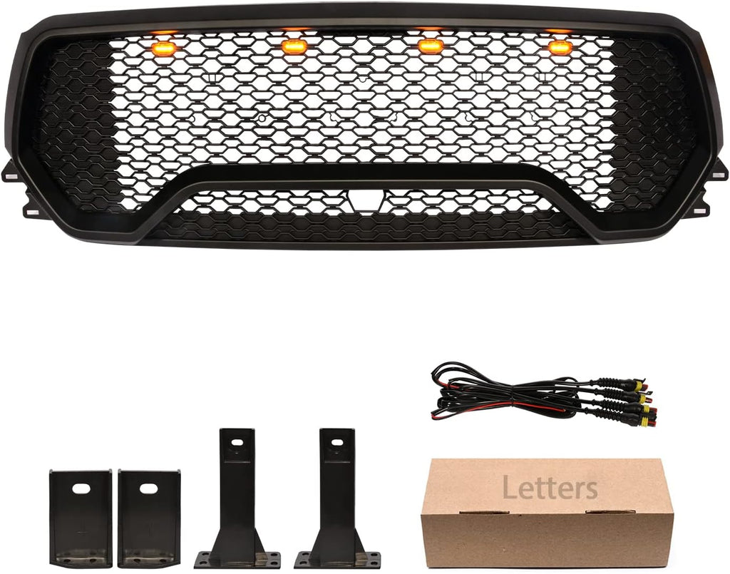 Modified Grill with 4 LED Light Logo Letters J995