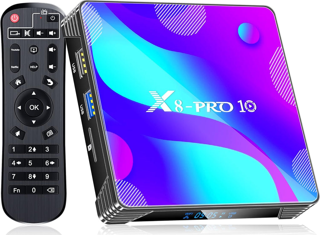 Android 11.0 TV Box 4GB RAM 64GB ROM Quad-Core 4K Pack of 2 G778188
