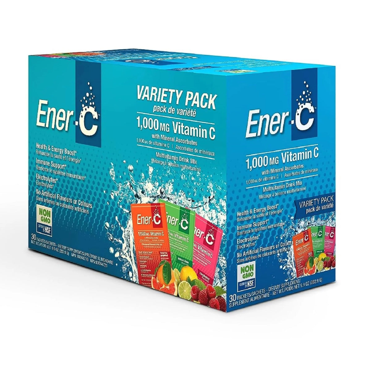 Multivitamin Drink Mix Powder Vitamin C 1000mg & Electrolytes 30 Count L4573