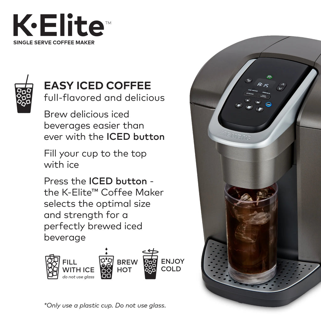 Brushed Slate Single-Serve K-Cup Pod Coffee Maker S542