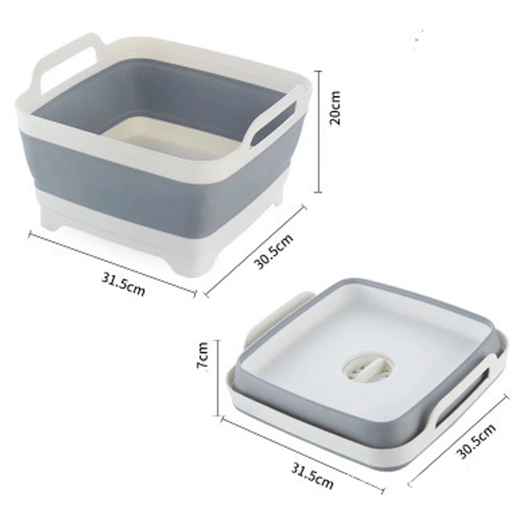 Silicone Collapsible Fruit Basket Sink Tub S81517