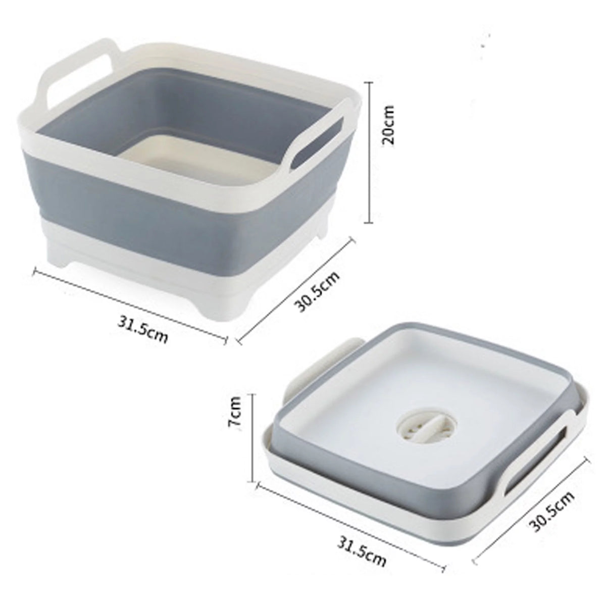 Silicone Collapsible Fruit Basket Sink Tub S81517