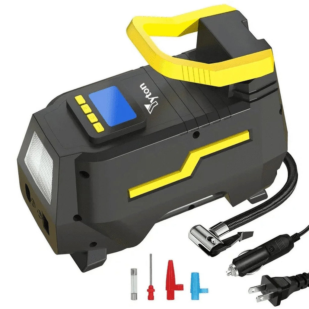2-in-1 Tire Inflator Portable Air Compressor 150 PSI N585