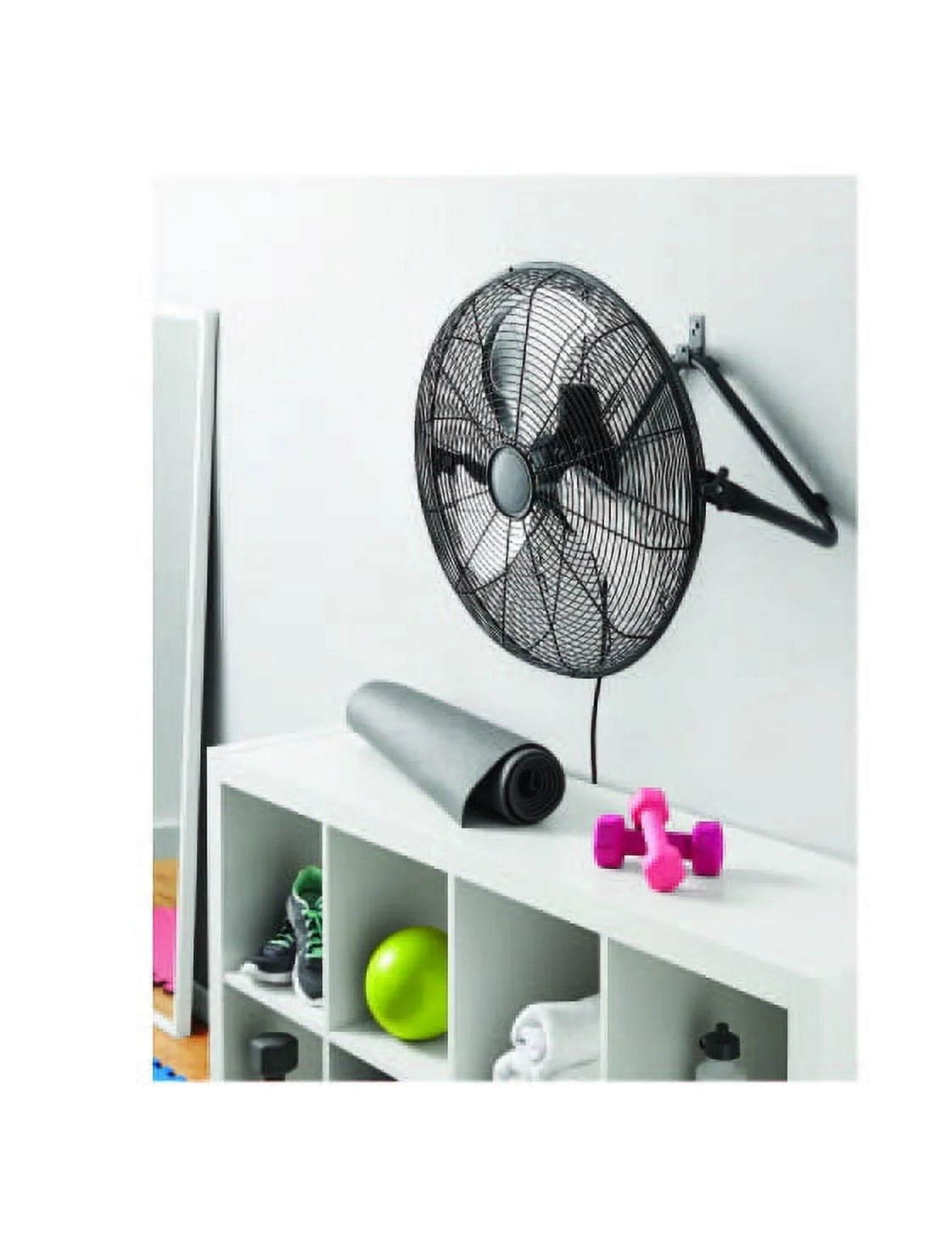 20 inch 3-Speed Steel Floor Fan, Black G765658