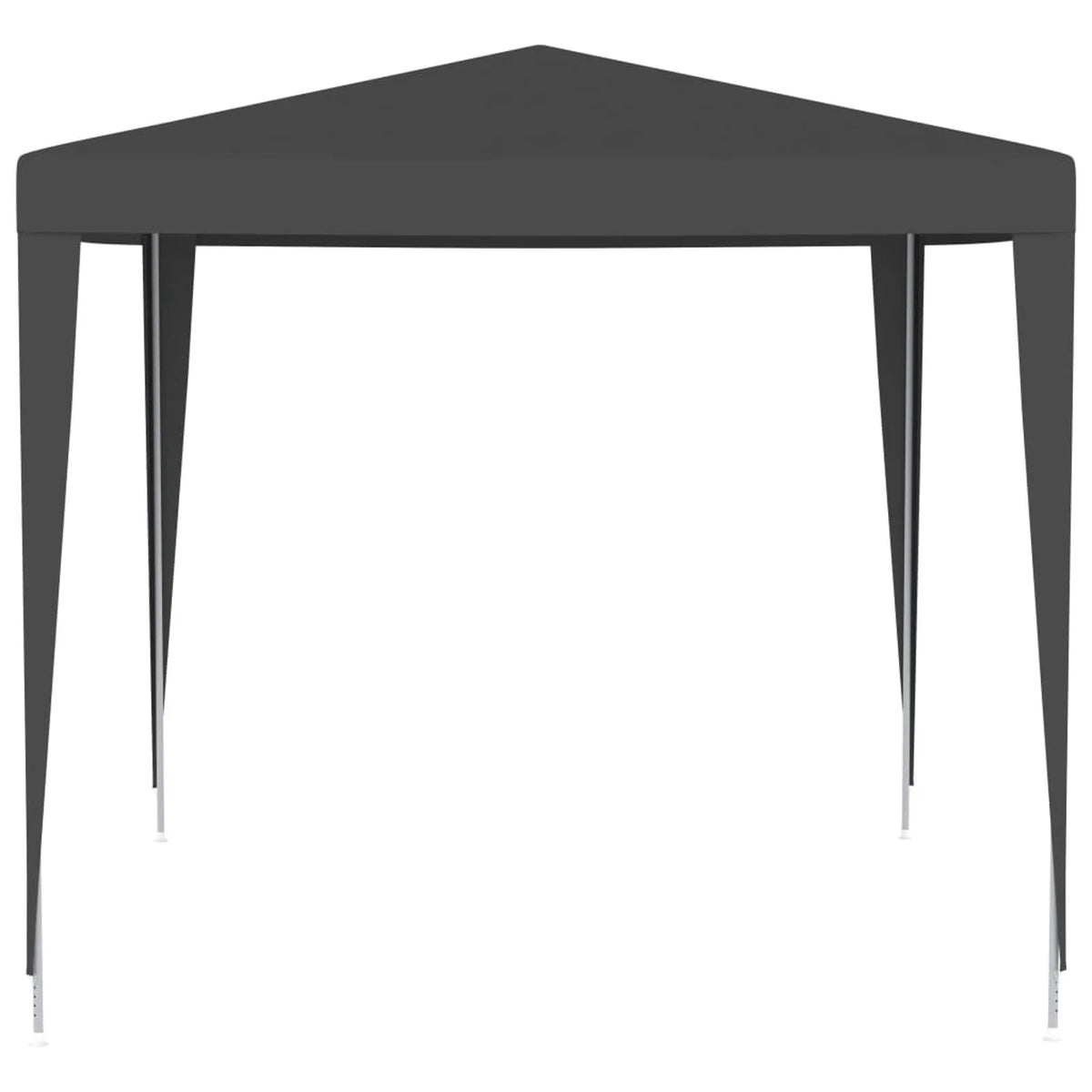 Party Tent Outdoor Gazebo Canopy PE Roof Sunshade Shelter Anthracite 8.2ft x 8.2ft x 7.9ft L64434