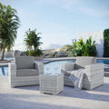 3-Piece Outdoor Patio Set in Light Gray X2797