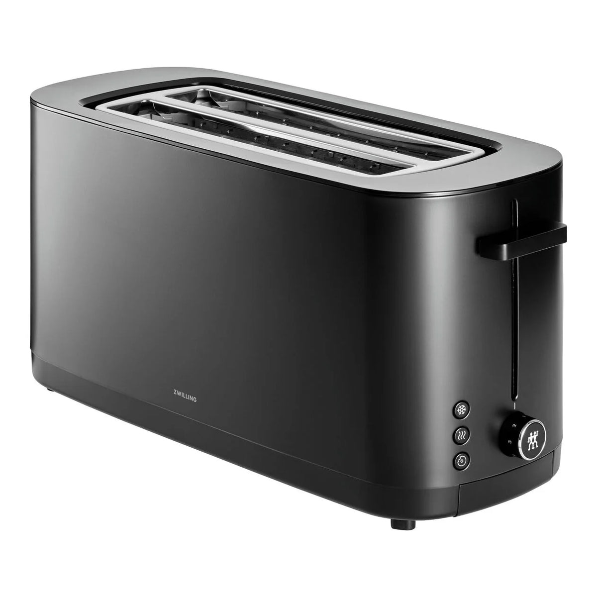 2 Long Slot Toaster in Black D281