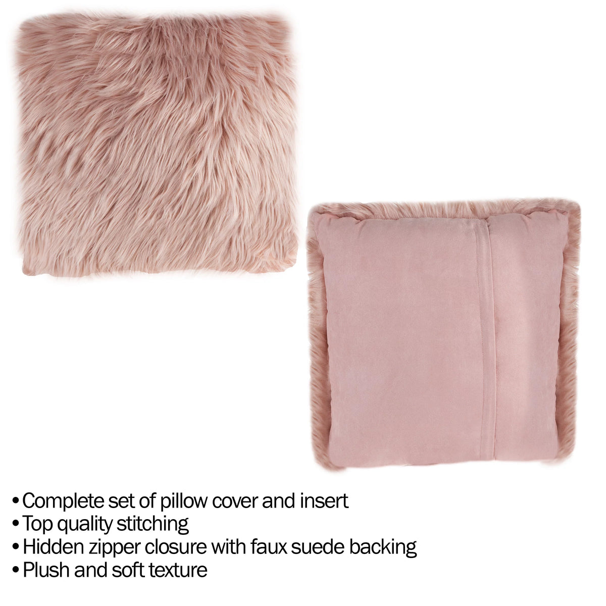Pink Polyester Floor Pillow O545961