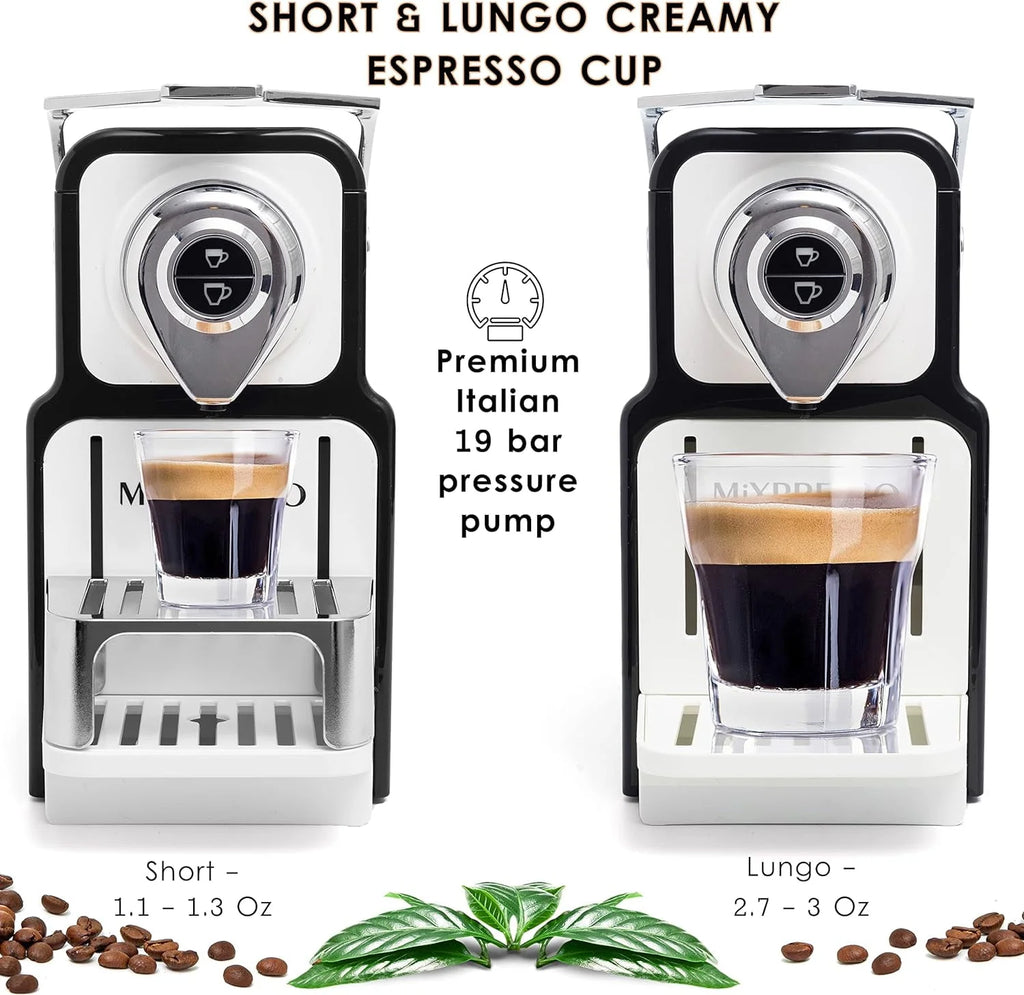 Black 19-Bar Single Serve Espresso Machine Q712