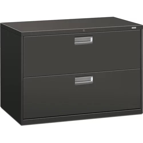 Charcoal 2 Drawer Lockable Filing Cabinet T528