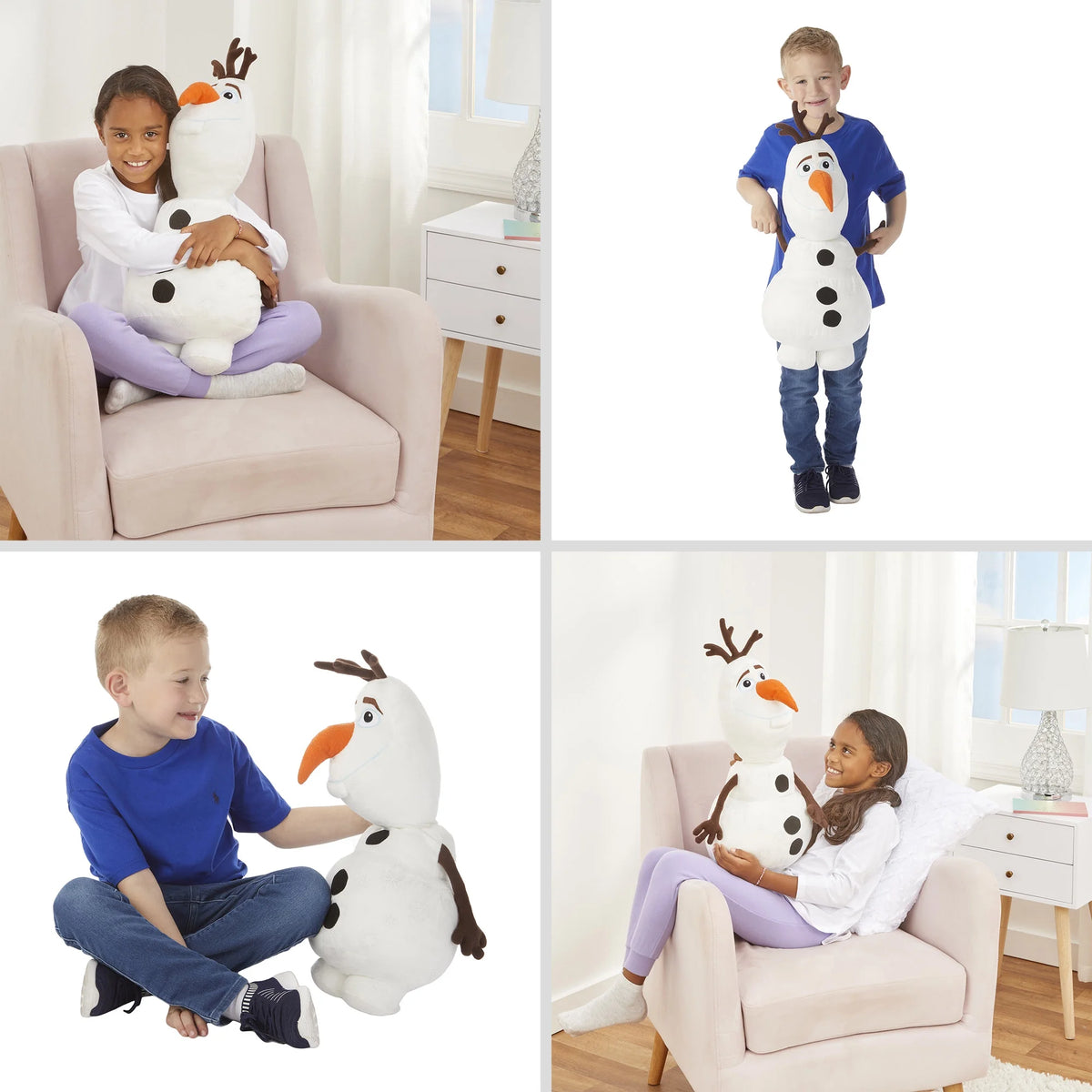 White Plush Pillow Buddy B598986