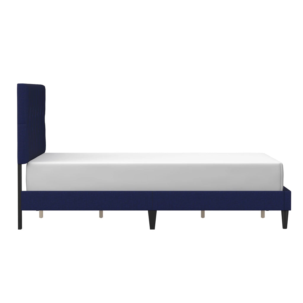 Gray Diamond Tufted Upholstered Queen Platform Bed G80474