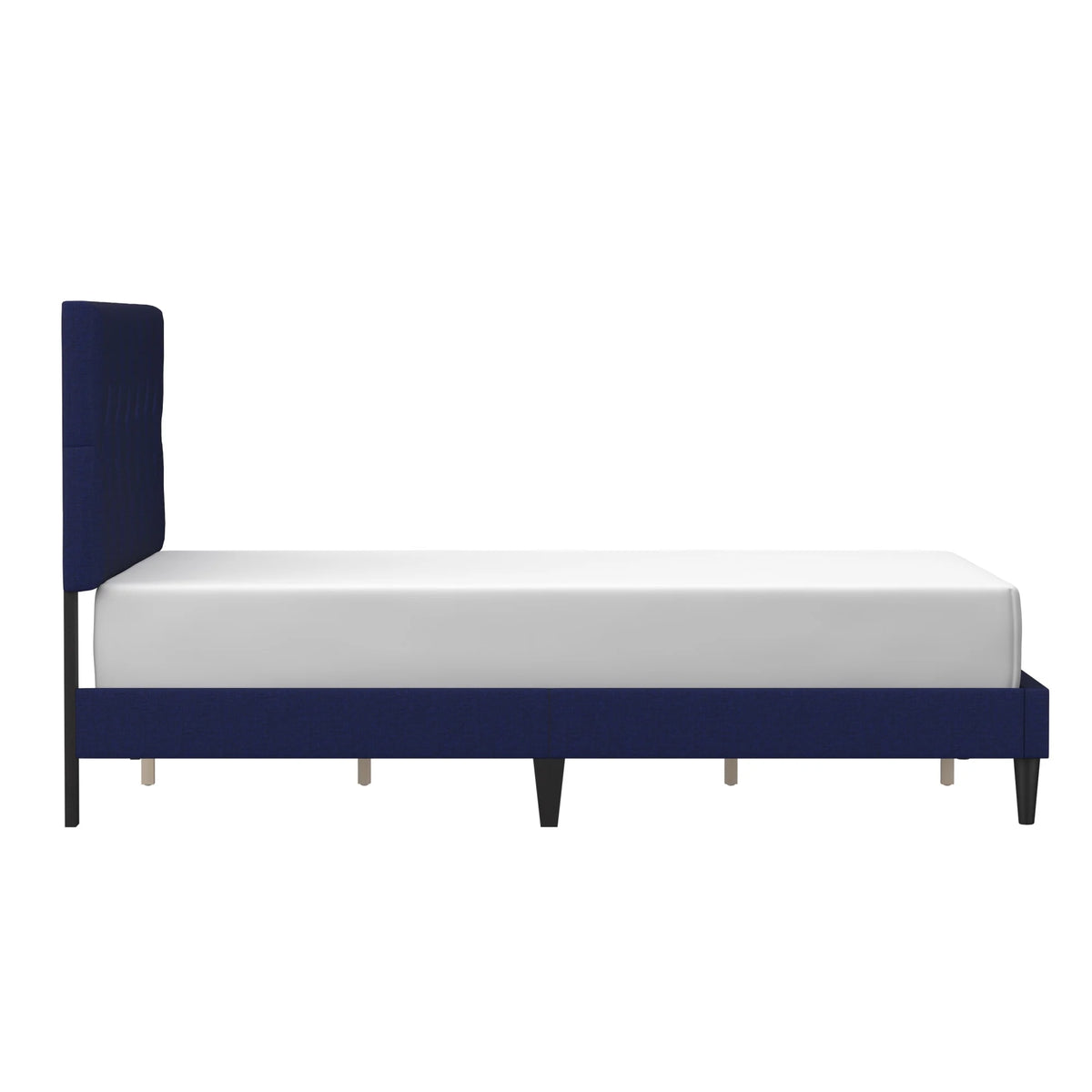 Gray Diamond Tufted Upholstered Queen Platform Bed G80474