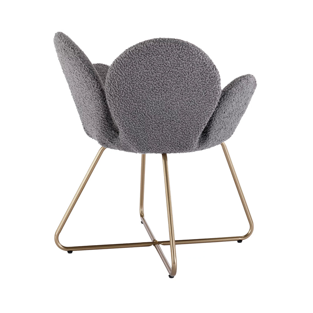 Velvet Accent Chair with Metal Legs, 2PC/SET C212