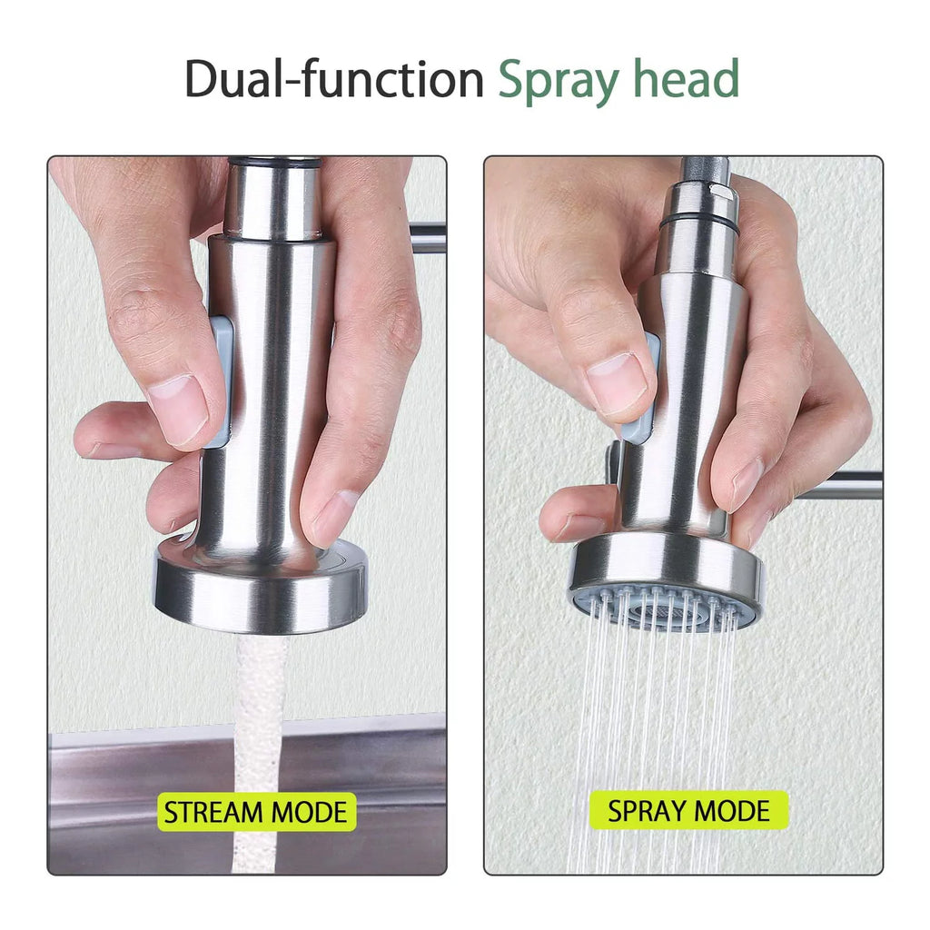 Single Handle Pull Down Kitchen Faucet S571291