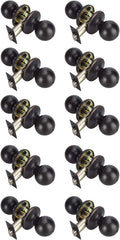 (3Pack) Keyed Alike Entry Lever Lock in Venetian Matt Black D65127