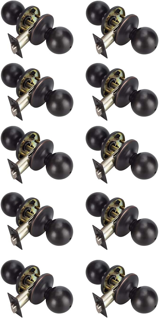 (3Pack) Keyed Alike Entry Lever Lock in Venetian Matt Black D65127