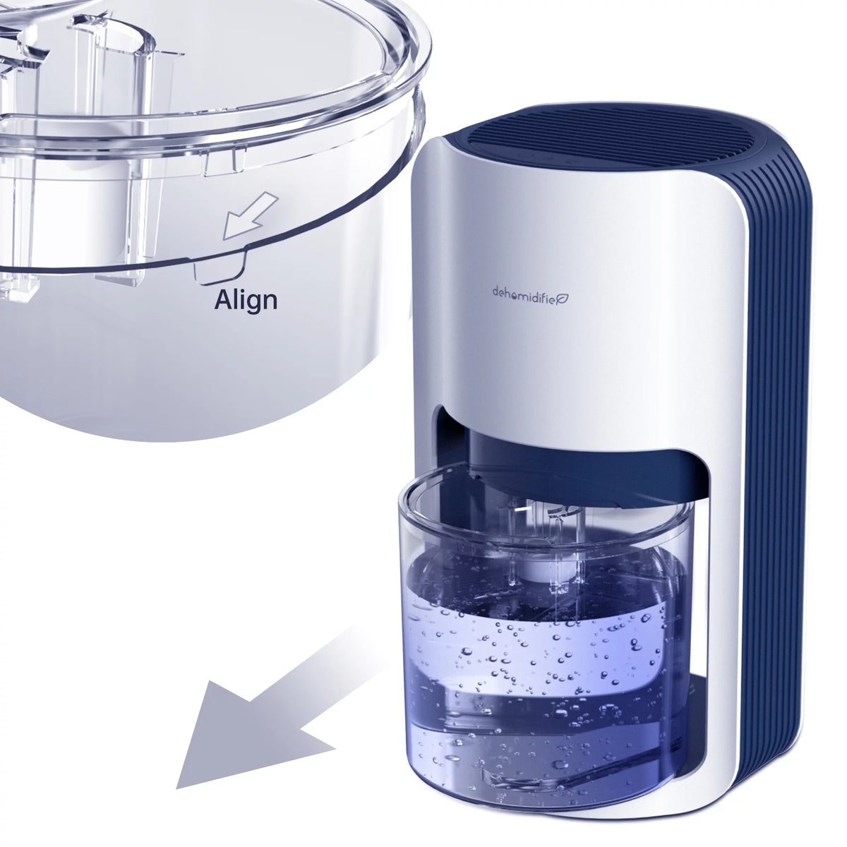 1200ML Portable Quiet Dehumidifier K216206