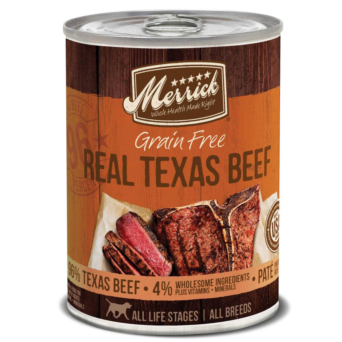 Grain Free Real Beef Canned Dog Food W210519