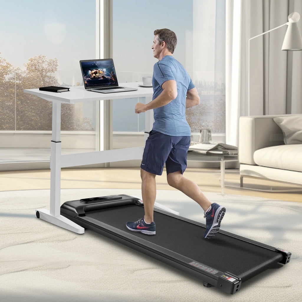 Under Desk Walking Pad Treadmill 2.5HP 300lbs Capacity O206