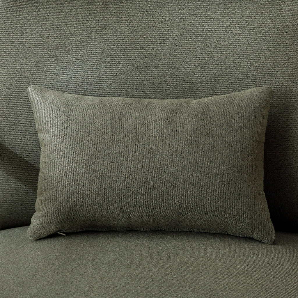 Mid-Century Modern Green Upholstered Accent Chair with Pillow Z27744