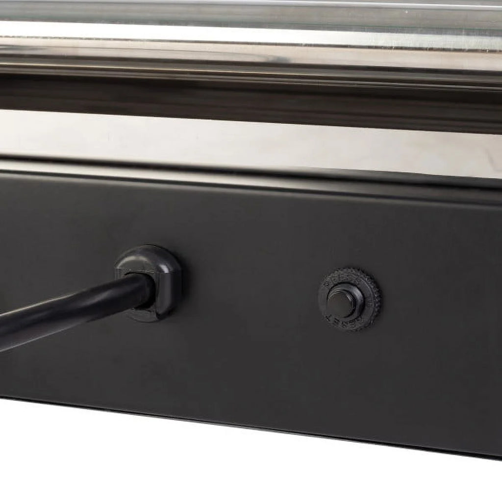 9-Roller Hot Dog Grill with Bun Warmer and Cover F204891
